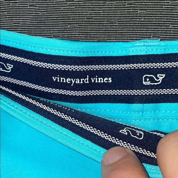 Vineyard Vines Flat Front Blue Shorts for a Stylish Summer - Picture 2 of 9